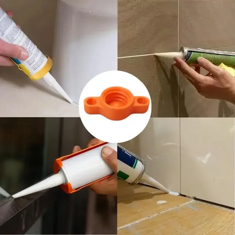 Orange Glass Adhesive Is Suitable for Durable Plastic Sealing Caps of Standard Plastic Bottles Portable Decorative Tools