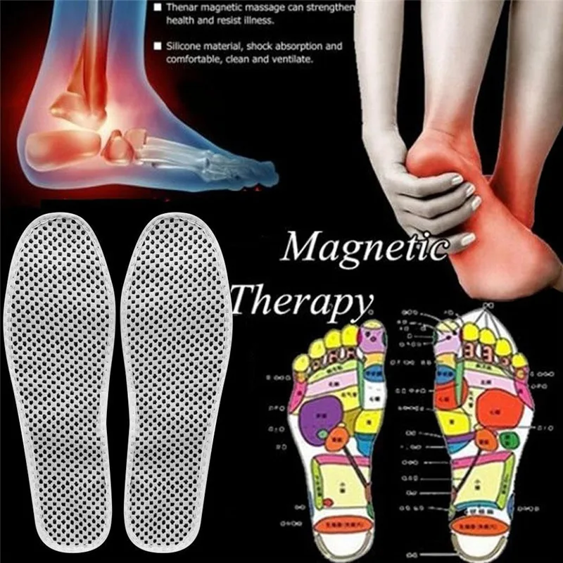 1 Pair Magnetic Therapy Insoles Far Infrared Self-heating Shoe Insoles Sports Anti-fatigue Massage Tourmaline Insole Outdoor shoe insoles,orthopedic insoles,heated shoe insoles
