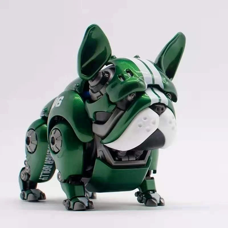 Hwj New Transformation Mechanical Bulldog Red Green Robot Dog Action Figure  Children Adult Toys Car Home Decoration - Action Figures - AliExpress