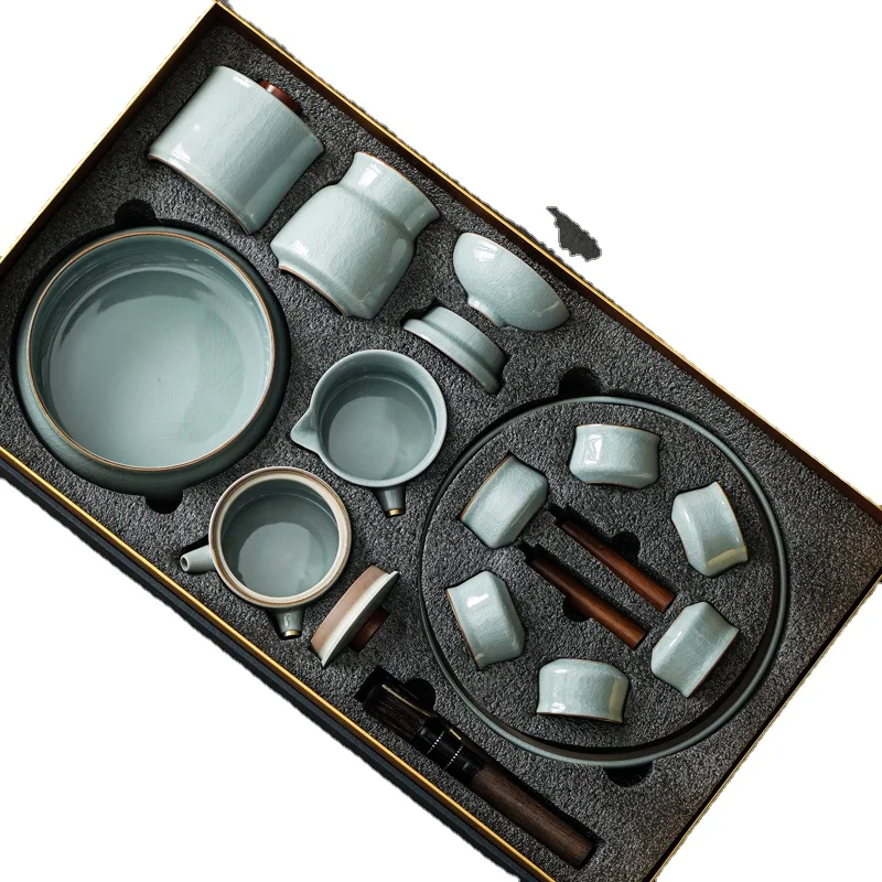 

Yy Living Room Ceramics Modern Simple Teapot Cover Teacup Gift Box Packaging