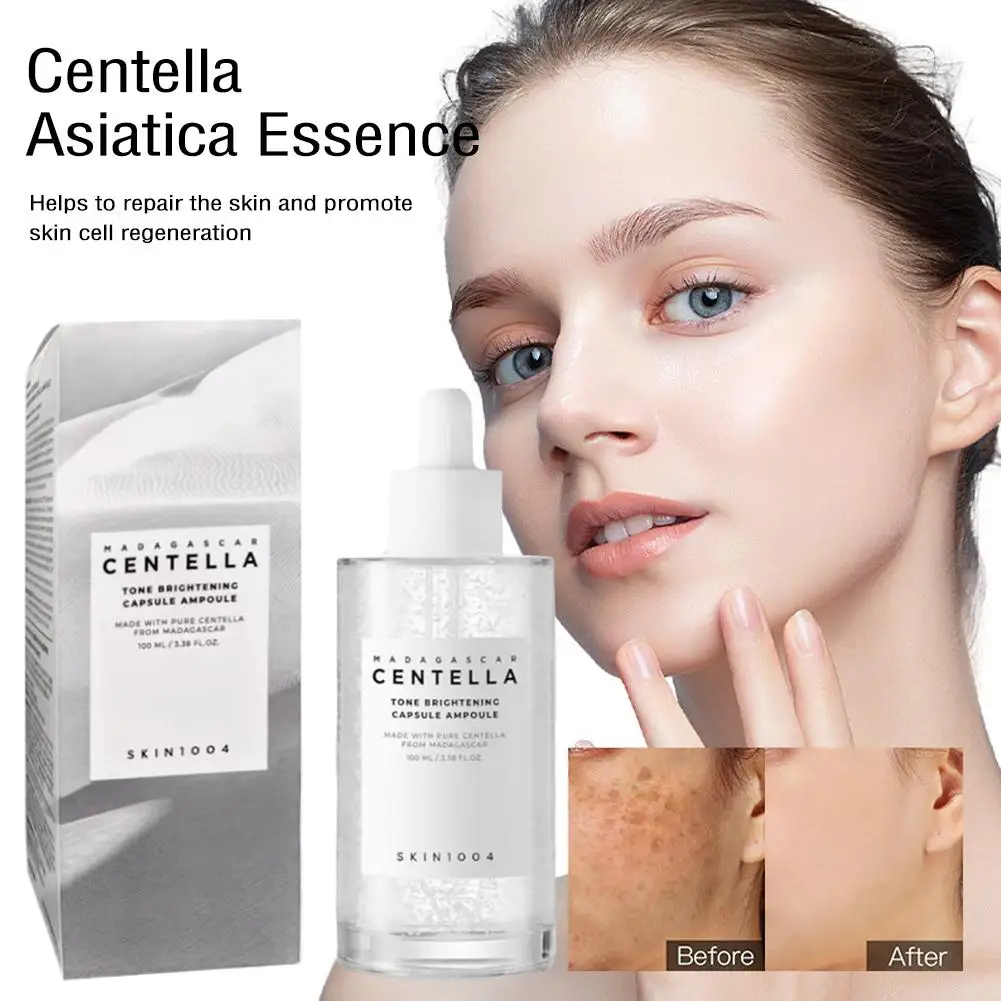 Centella Asiatica Essence Moisturizing Primer Hyaluronic Brightening Capsule Ampoule Solution Hydrating Latex Skin Care Set facial essence skin care set