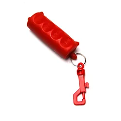 Outdoor Rubber Gel Archery Arrow Puller with Keychain Tool (Red)