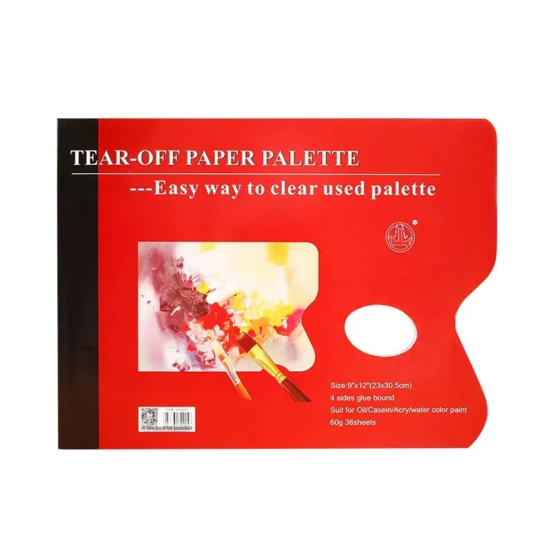 Disposable Palette Paper For Acrylic Painting Oil Based Art Papers Tearable Single Use Mixing Colors On The Go Art Supplies