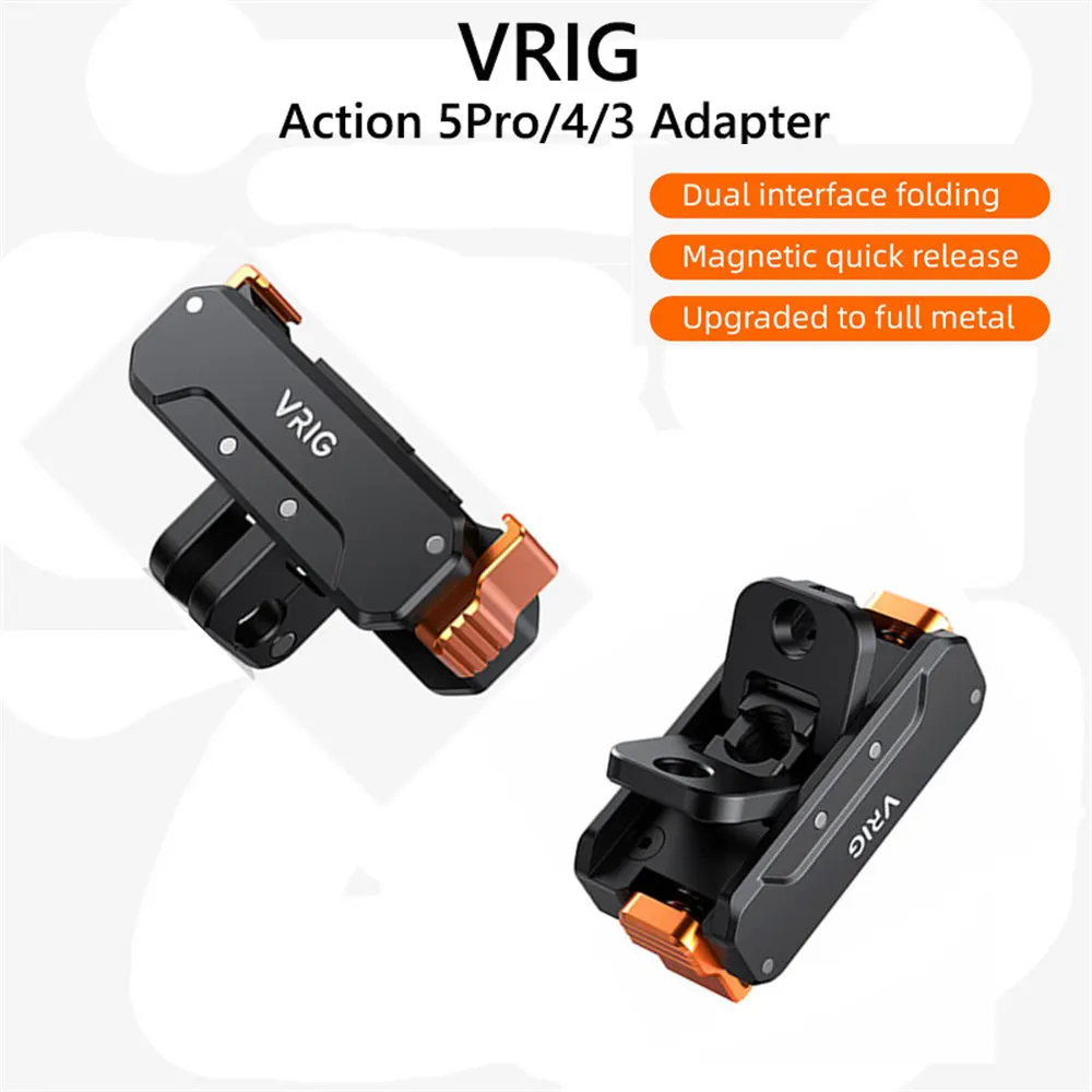 Supporto Magnetico A Sgancio Rapido Per DJI Osmo Action 5 Pro/4/3/360 – Adattatore Con Base Doppia In Silicone, Accessori - 6
