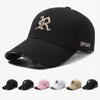 Trendy Embroidery Couple Baseball Cap Outing Anti-Sun Trucker Cap Casual Hip Hop Gorras Golf Cap Dad Hats 1