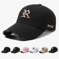Trendy Embroidery Couple Baseball Cap Outing Anti-Sun Trucker Cap Casual Hip Hop Gorras Golf Cap Dad Hats 1