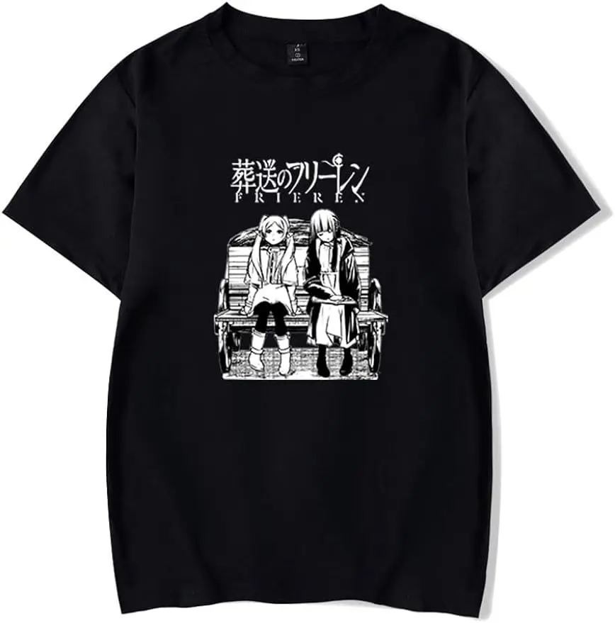 

Anime Round Neck Short Sleeve T-Shirt Unisex Casual Printed Top