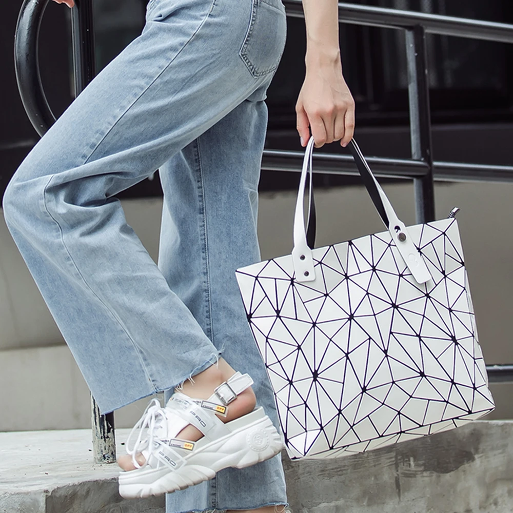 Handbags Bags For Women Summer Large Tote Bag Ladies Geometric Messenger Shoulder Bag Beach Luxury Designer
