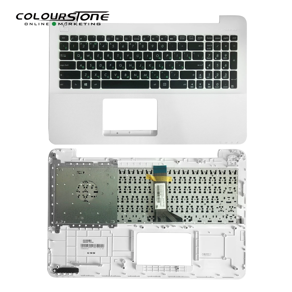 

Русская клавиатура для ноутбука Asus X555 X5553, клавиатура для ноутбука, подставка для рук, чехол с корпусом C