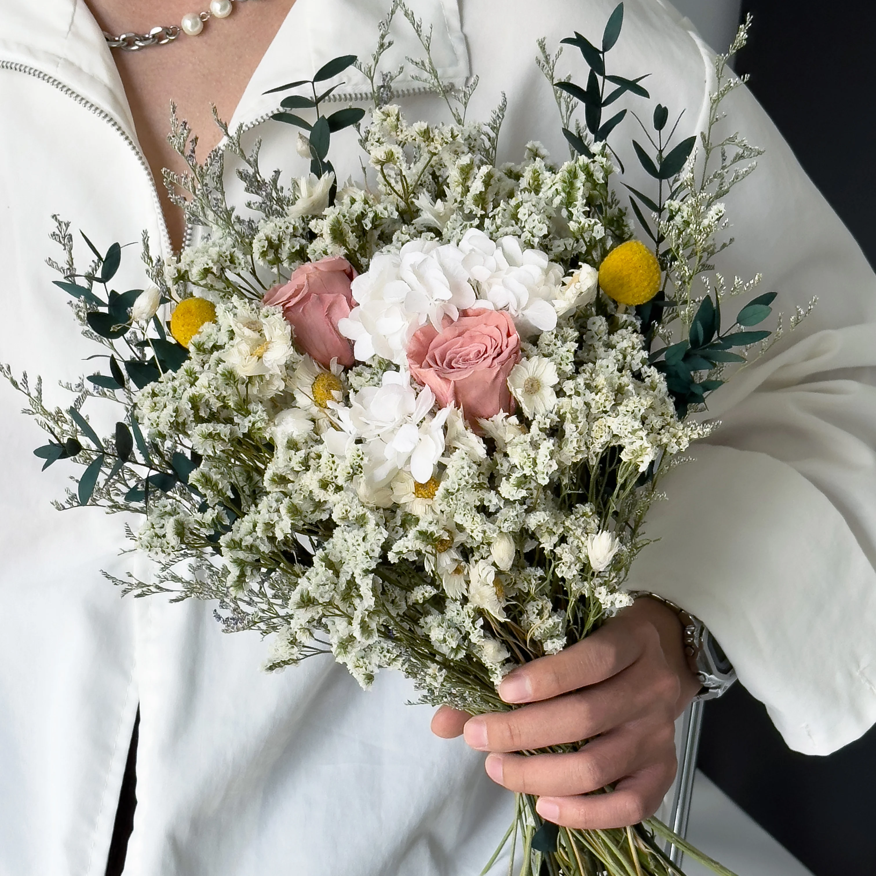 

Натуральный цветок гортензии с кристаллами Гра, свадебный букет подружки невесты, свадебный букет, свадебные аксессуары, домашний декор в стиле бохо для комнаты