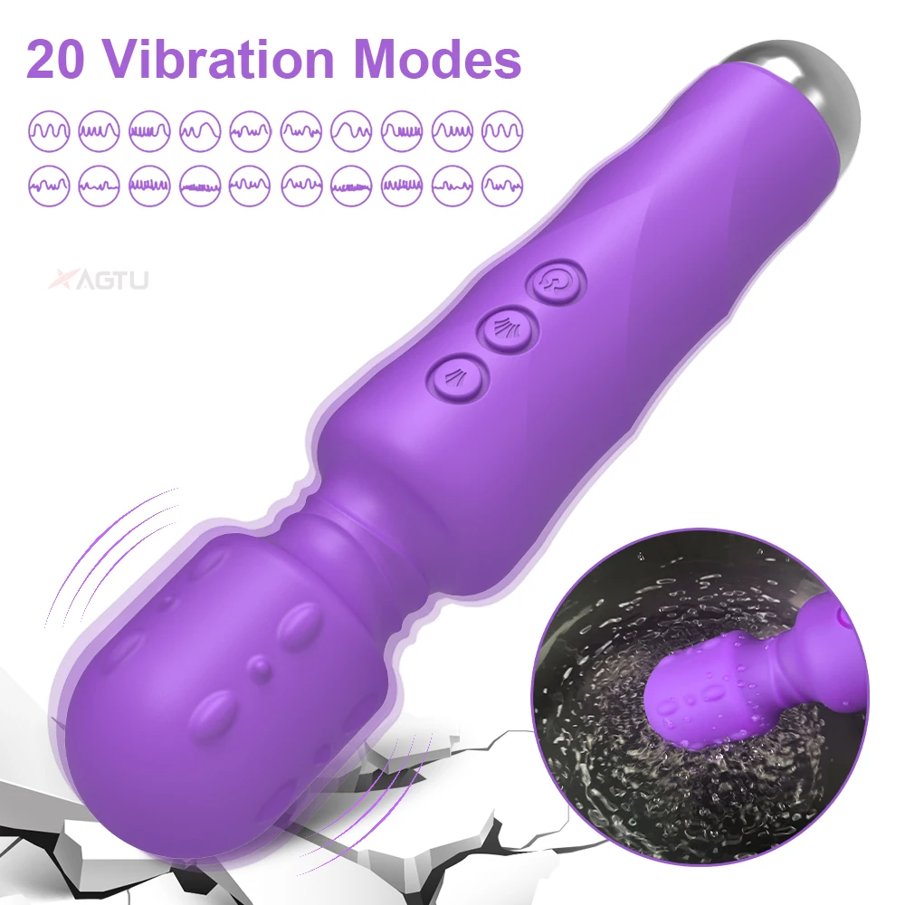 Vibrator Leistungsstarker AV für Frauen Klitoris Stimulator Zauberstab Körpermassagegerät G-Punkt Sexspielzeug Weibliche Erwachsene G_voghion.com