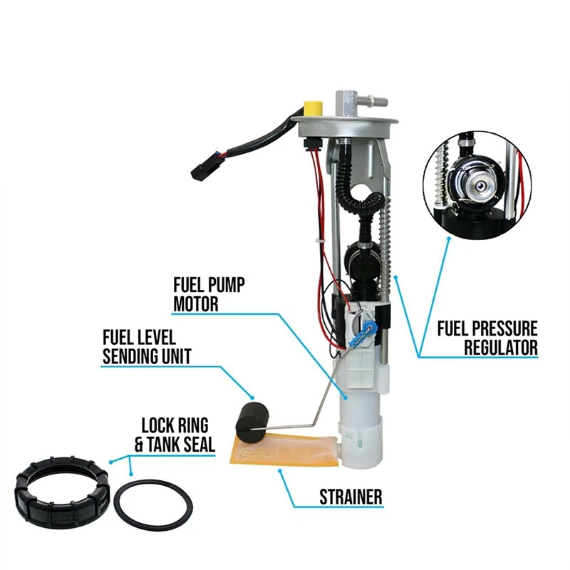 

ATV Fuel Pump Module Assy With Float Sending Unit 47-1020 2204307 For Polaris Sportsman XP 550 850 2009-2010 237471020