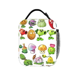 Insulated Plants Vs Zombies Character Lunch Tote - Waterproof Picnic Cooler Bag - One Size (3)
