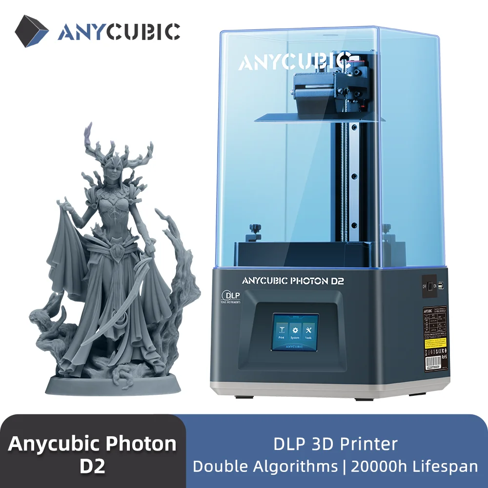 Российский ANYCUBIC UV Смола LCD 3D принтер Photon Mono X2, Photon Mono 2,  Mono X 6Ks,M3 Max, 12K Mono M5s DLP Printer Photon D2