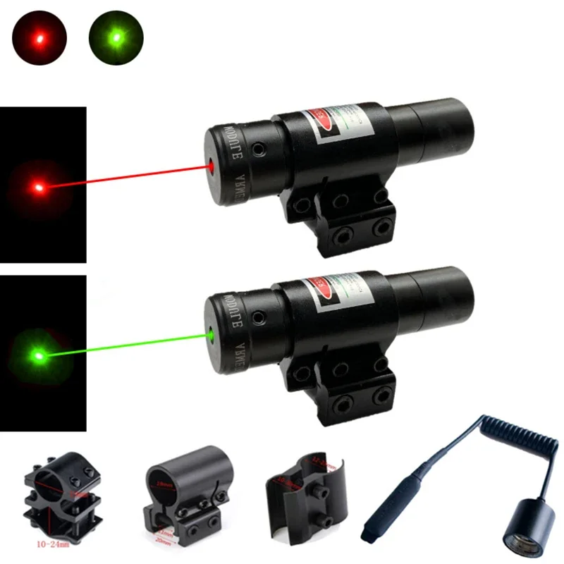Red/Green Laser Adjustable Tactical Aiming Laser Shooting Toy Outdoors Infrared Laser Calibrator Hunting Accessories Toys infrared