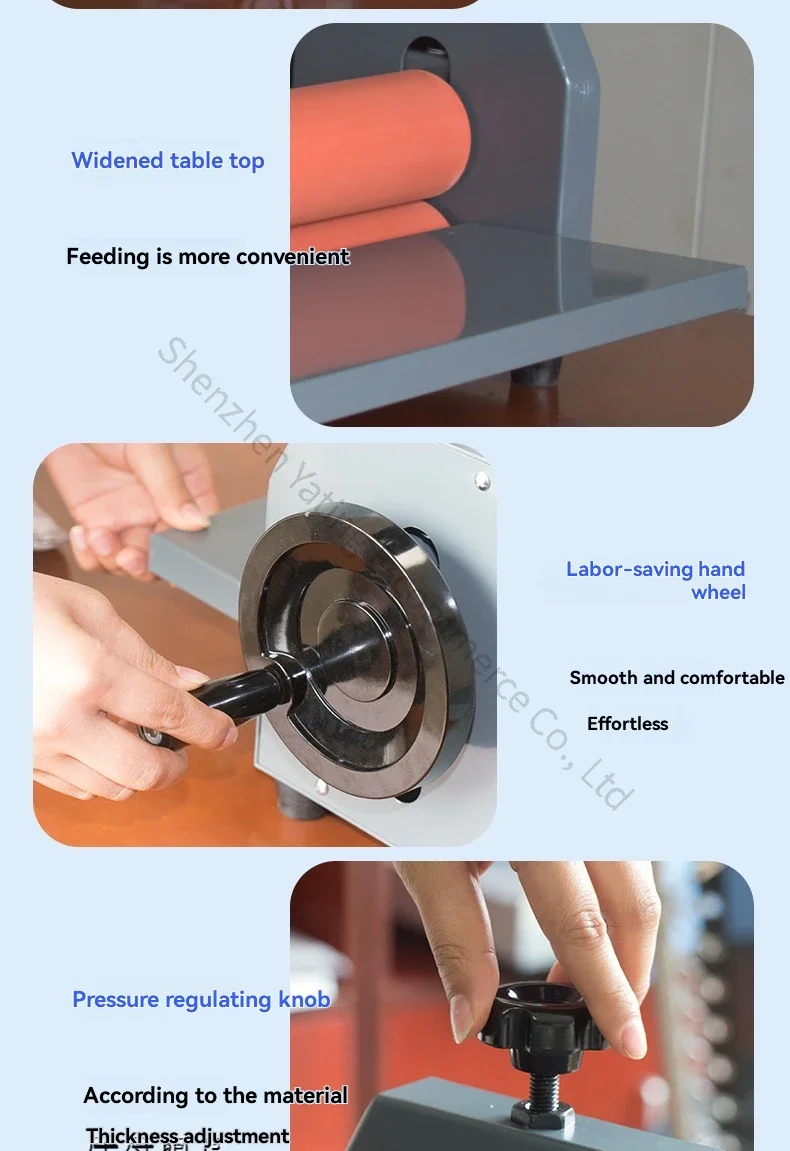 1000mm Hand Cranked Photo Lamintor Peritoneal Structure Laminating Machine Deskt