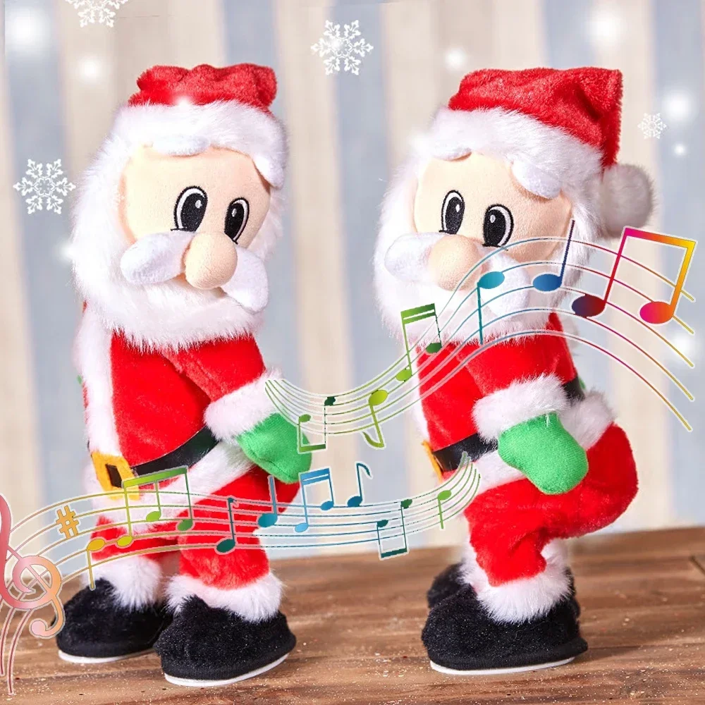 JugueteMusicalelctricodebailedeNavidadmuecodePapNoel