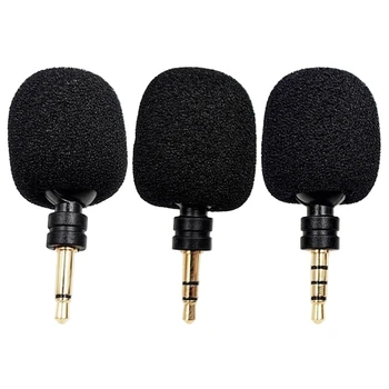 Mini microfono Jack da 3.5mm microfono Stereo per la registrazione del microfono da Studio del telefono cellulare per Smartphone