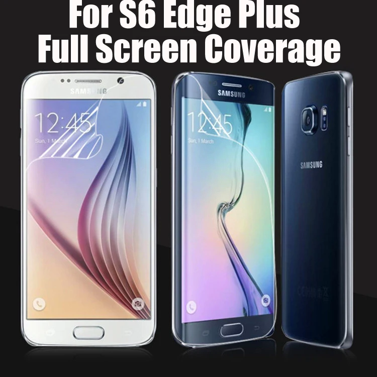 

100xDHL Бесплатная полная Защита экрана для Samsung Galaxy S6 Edge Plus G9280 полноразмерная Защитная пленка для экрана для S6 edge +