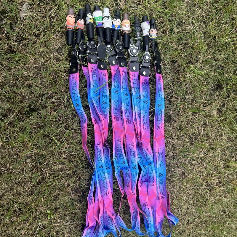 Cartoon Shisha Tips Hang Rope Hookah Mouthpiece Narguile Sheesha Chicha Accessories Random hookah accessories hookah mouthpieces
