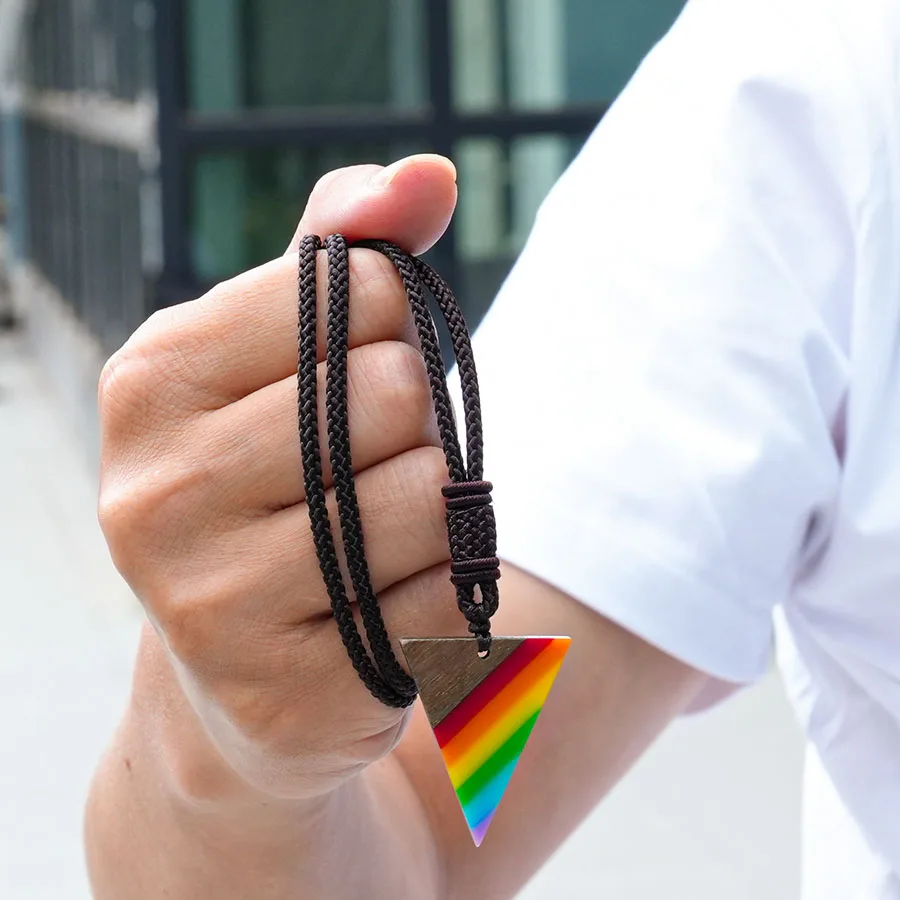 Handmade Wooden Braided Necklace For Men Women