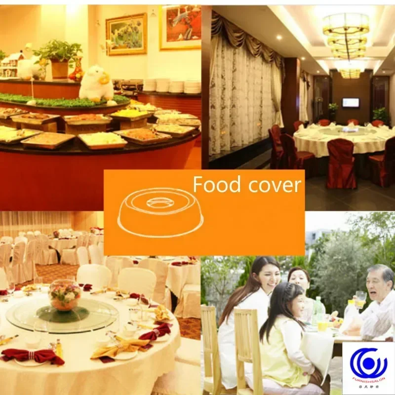 2PCS stainless steel iron plate lid steak round cover thickened restaurant table vegetable cover