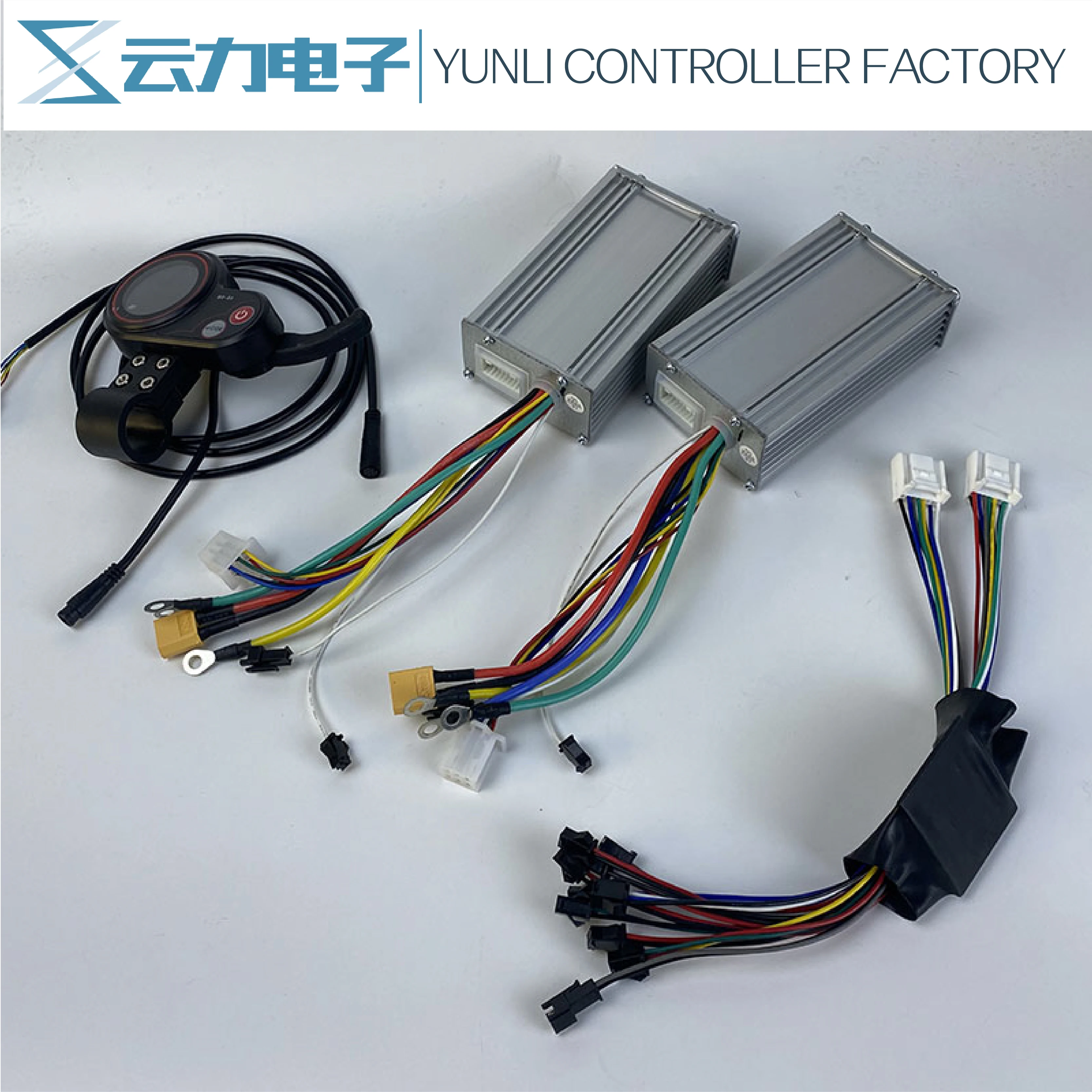 CB1 9MOSFET 52V28A 48V25A Escooter Kits Spare Parts 1200W Brushless Controller YUNLI