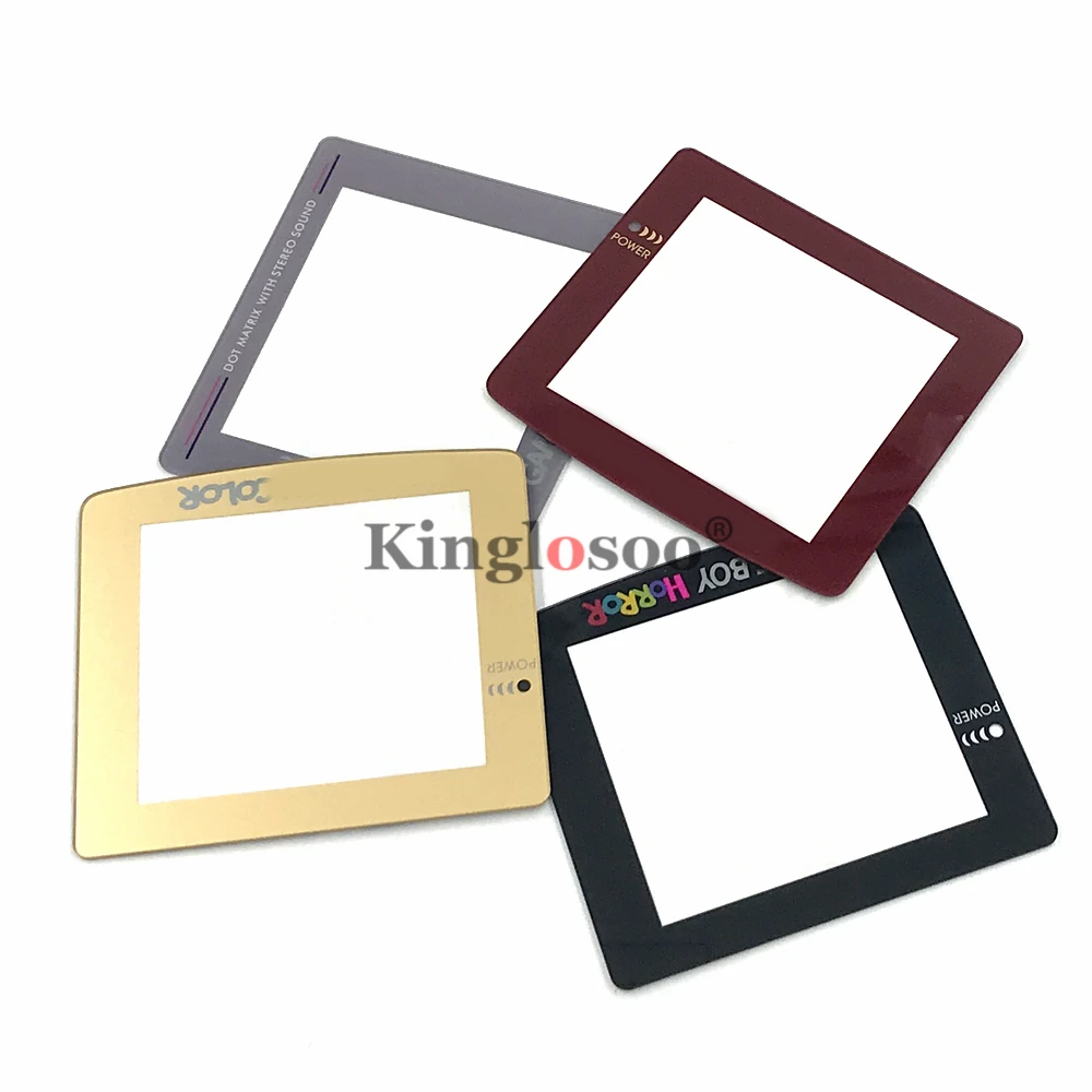 Glass IPS screen lens for Game Boy Color Console IPS lens LCD protective cover 2.6inch