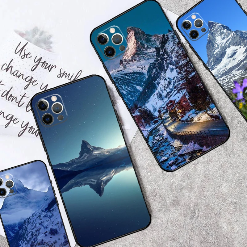 Zermatt Matterhorn Swiss Mountain Protective Phone Case Cover