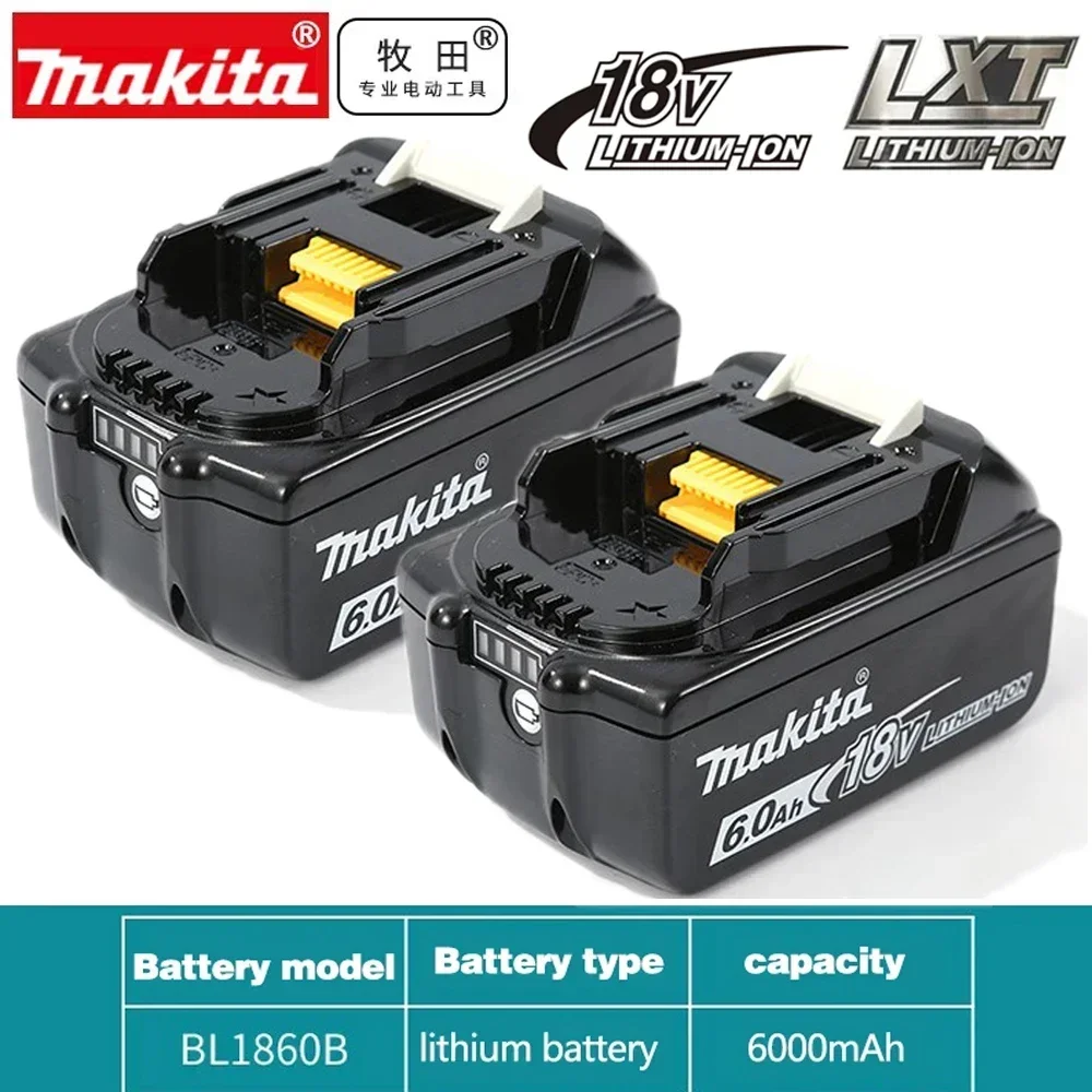 Оригинальный Makita 6Ah/5Ah/3Ah для Makita 18V аккумулятор BL1830B BL1850B BL1850 BL1840 BL1860 BL1815 сменный литиевый аккумулятор