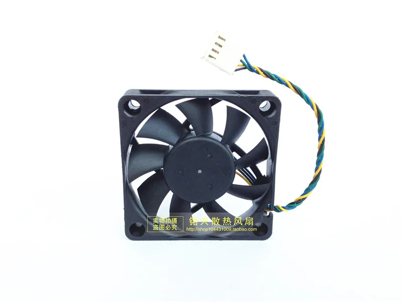 

6cm PWM temperature control 6015 CPU fan 12V 0.36A double ball AFB0612VHC