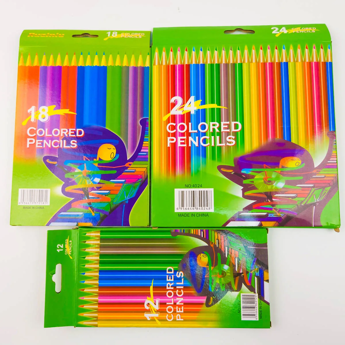 12/18/24coloed pencil Students art Solid wood drawing Art high quality environmental friendly colored pencil set 6