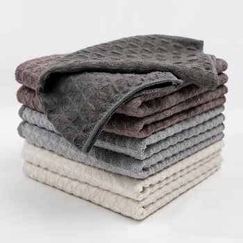 Barista Milk Tea Shop Bar Special Rag Thickened Waffle Multi-functional Absorbent Quick-drying Cleaning Towel 1