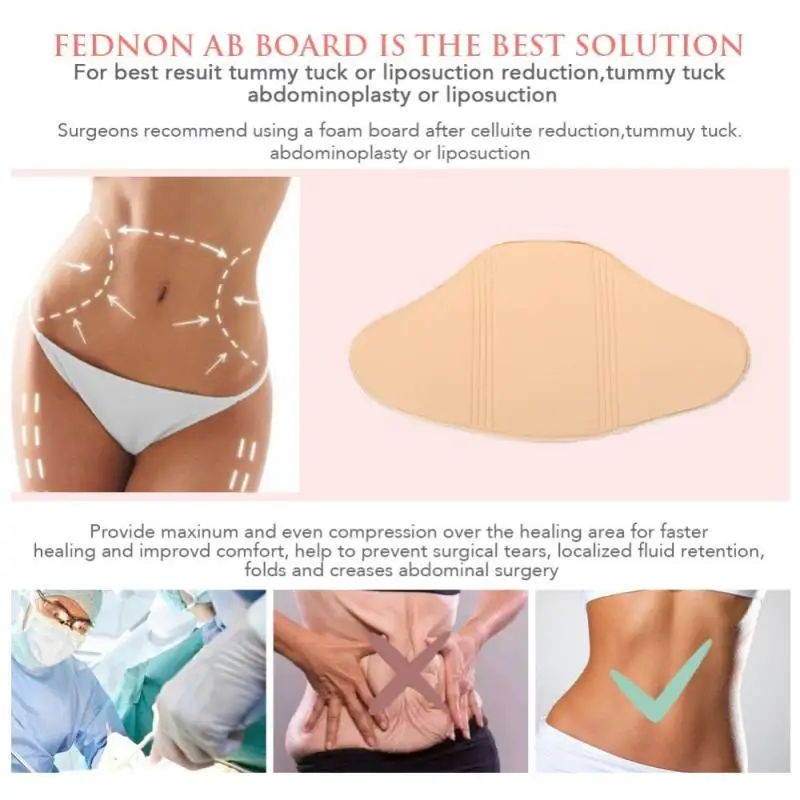 360 Lipo Foam Wrap Around Ab Board Post Surgery Flattening Abdominal  Compression Waist Belly Table For Liposuction Recovery