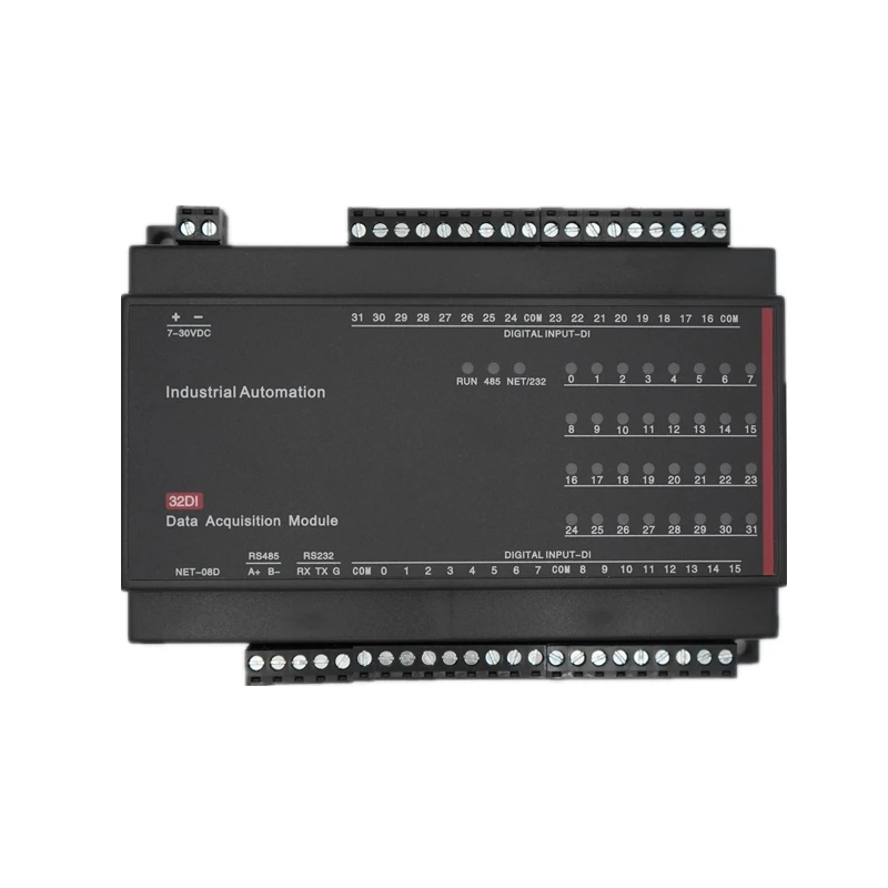 

Ethernet Module 32 Channel DI Industrial Acquisition Control Module ModbusRTU TCP UDP Protocol IO Unit