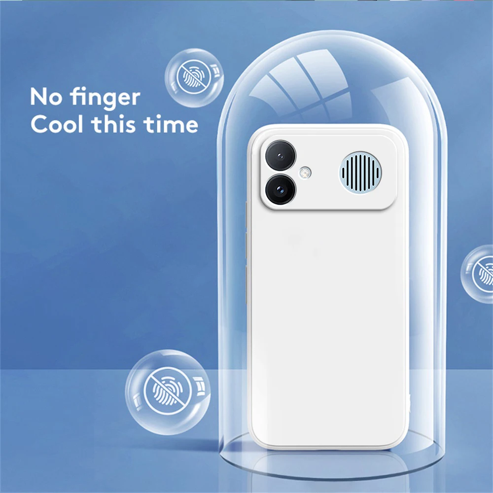 Premium Liquid Silicone Phone Case with Square Camera Protection - Soft Fashion Classic Design, High-Quality Bumper Cover
