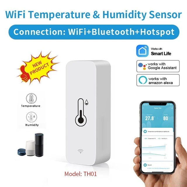 PerfectPrime TH201 Wireless Air Temperature and Humidity Smart Sensor
