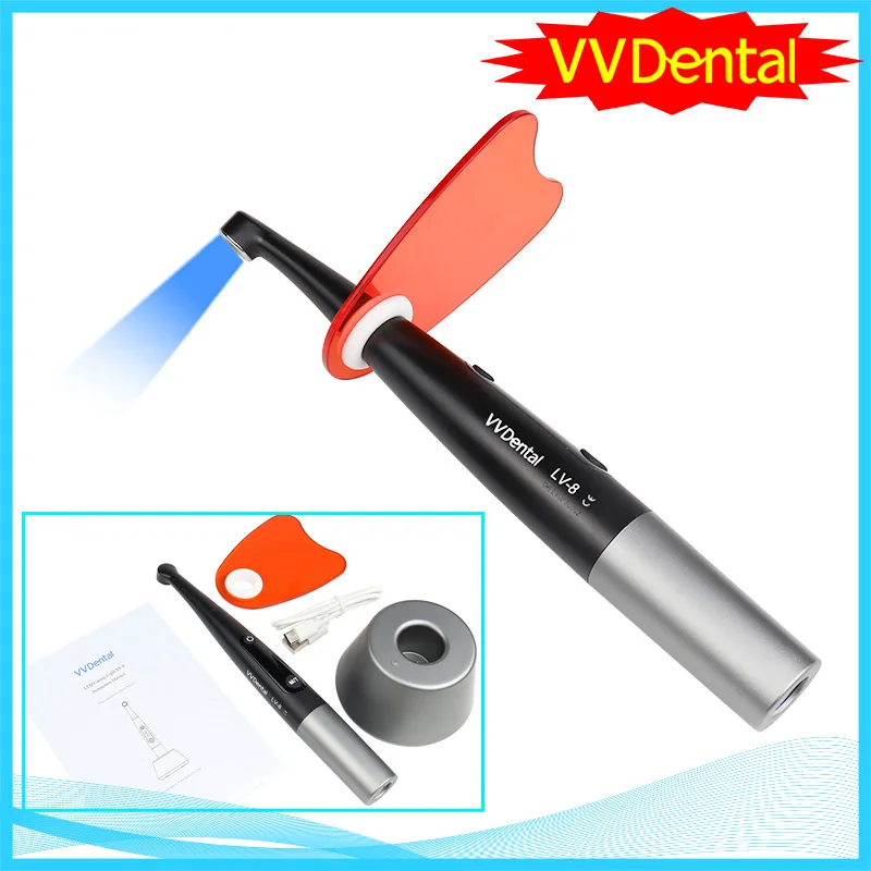 2200 mW/cm2 Dental Drahtlose LED Aushärtung Licht Photopolymerisieren Lampe Harz Heilung 3 Sekunden Aushärtung Lampe Ausrüstung zahnmedizin Werkzeug