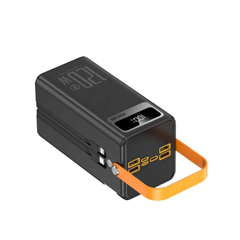 PowerBank 60000mAh 30000mAh 20000mAh Batteria di ricambio Caricatore portatile Batteria esterna mobile Ricarica rapida per iPhone da campeggio - immagine 5