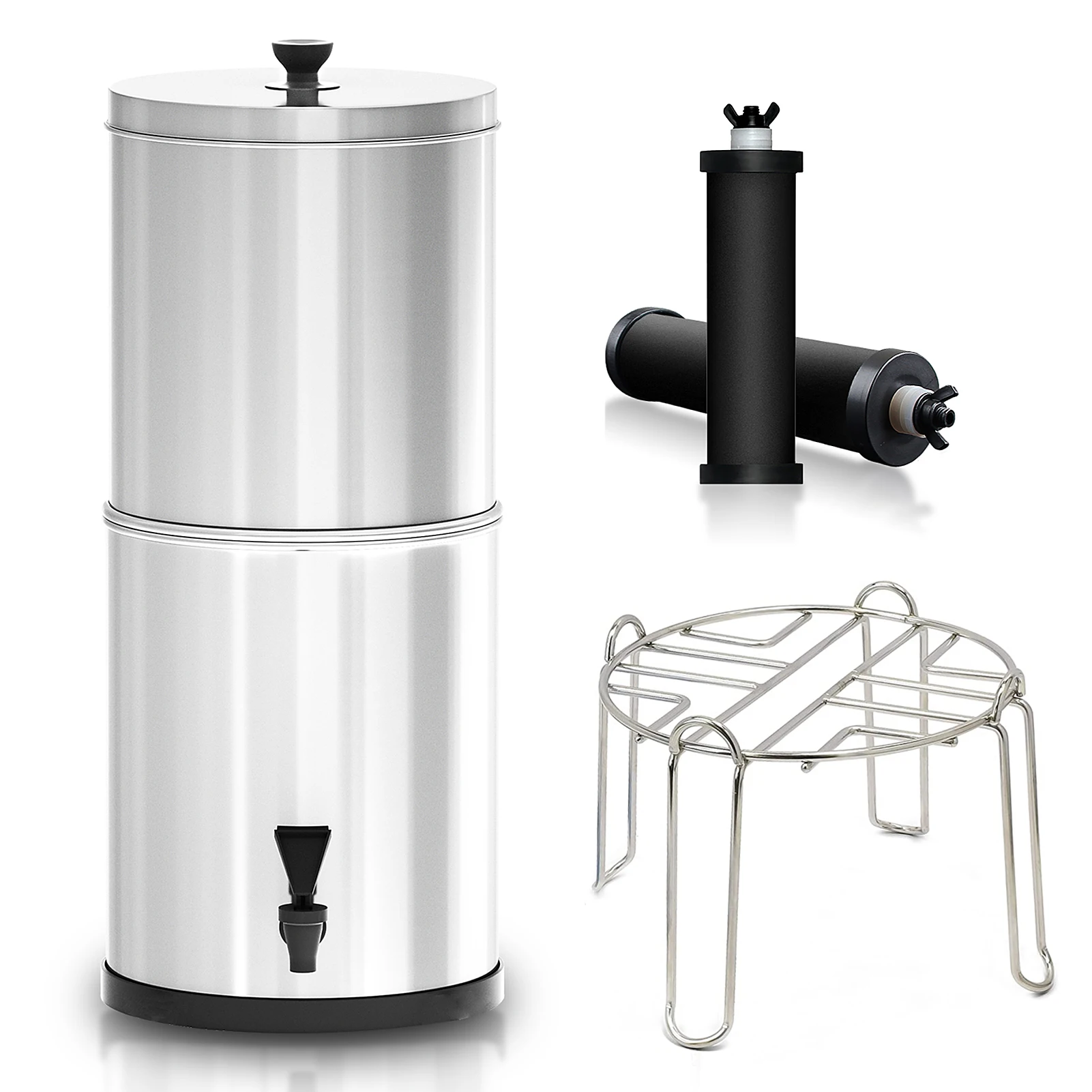 11L Gravity Water Filter System Water Filtration Bucket Campers Haven