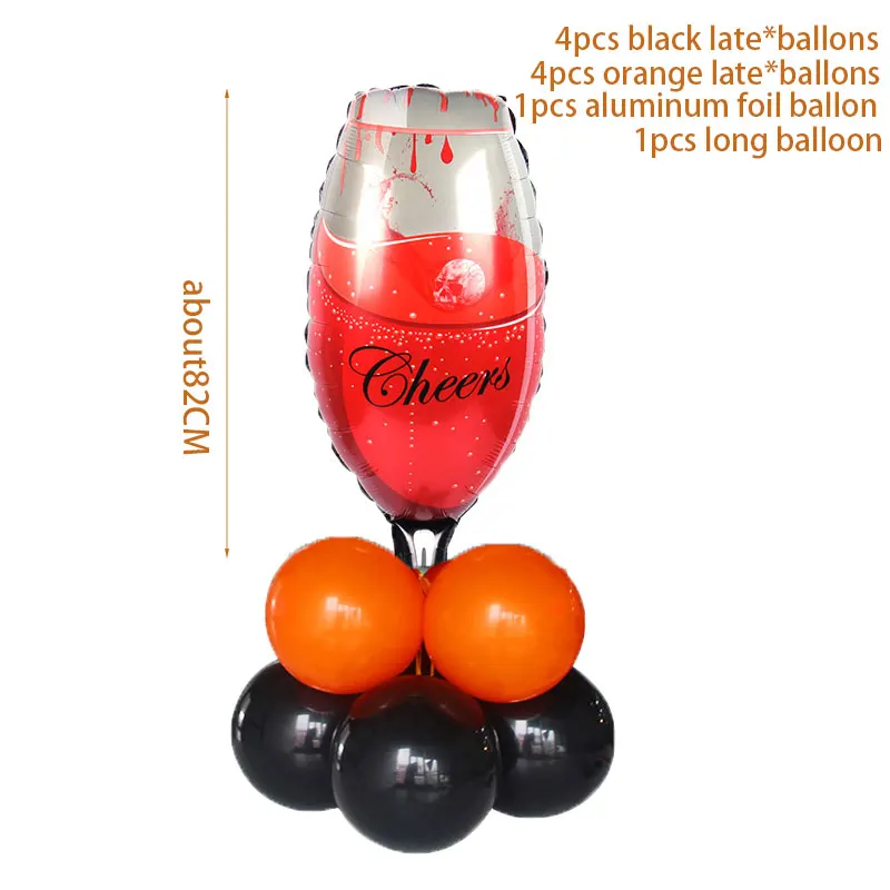 thumbnail image 1 of Globos de calabaza fantasma para Halloween, decoración de Halloween, globo de aluminio con forma de araña, globos de murciélago, suministros para fiestas de Halloween, juguete inflable para niños, 1 of 5
