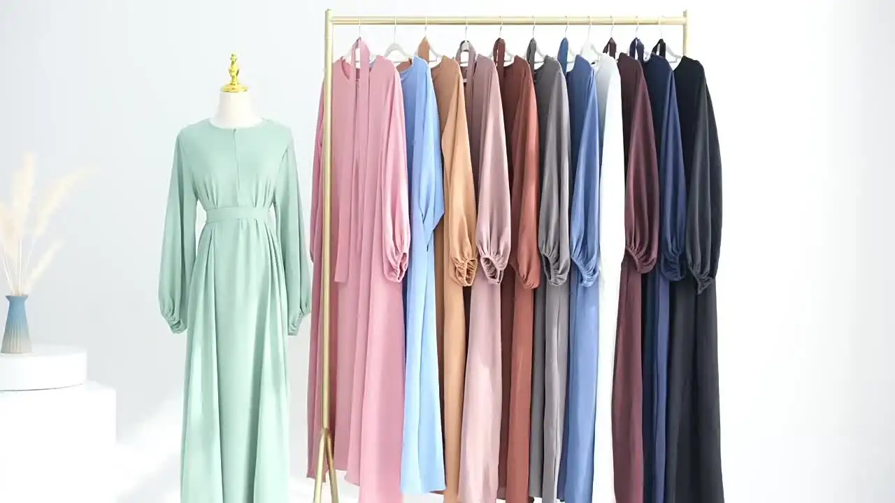 Новинка 2024 года скромное платье для мусульманских женщин ИД Рамадан Дубай абайя