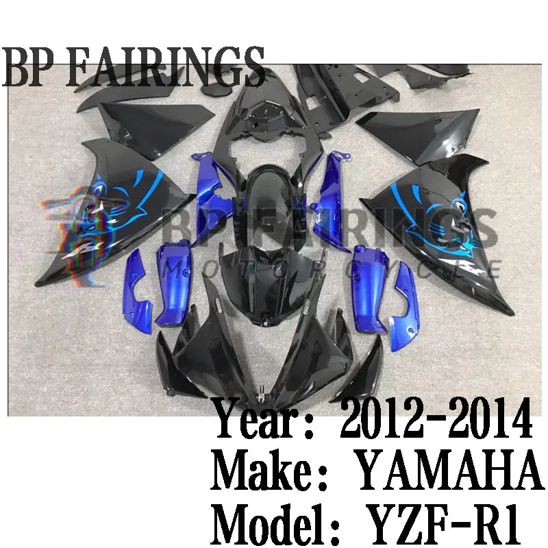 

Комплекты обтекателей на весь корпус для YAMAHA YZF R1 Abs Обтекатели 2012 2013 2014 YZF R1 2012-2014 черные и синие
