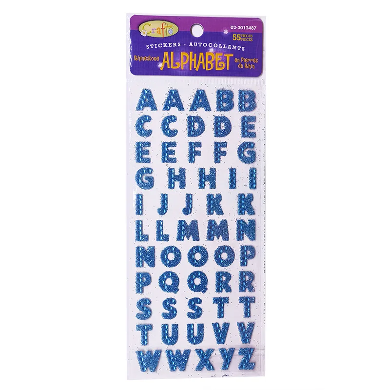 1Sheet Alphabet Rhinestone Self Adhesive Scrapbooking Stickers Clothing  Accessories Kids DIY Phone Decor English Letters Sticker