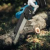 8 Inch Brushless Electric Saw Automatic Oiler Digital Display Garden Wood Logging Chainsaw for Makita 18V Battery Power Tools 6