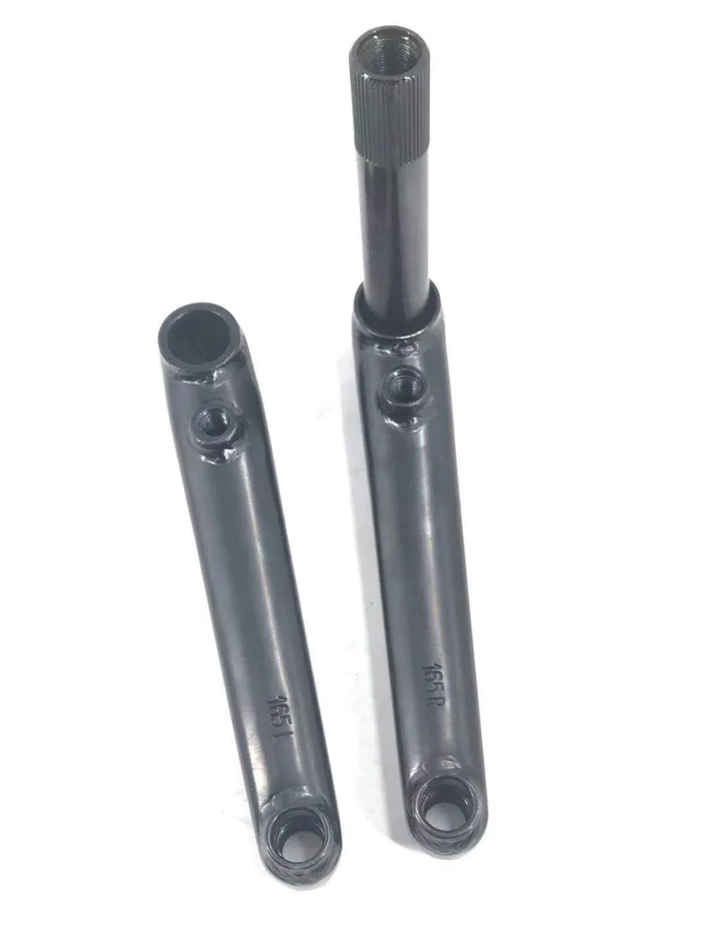 熱処理2pc 48スプライン165ミリメートル22ミリメートルミッドbb bmx