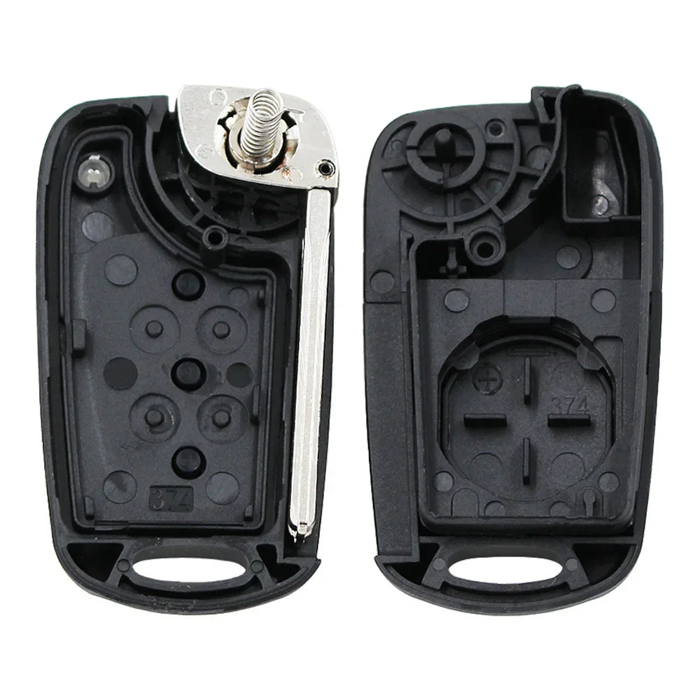 3 Button Folding Car Key Shell Case Cover for Kia Picanto K2 K5