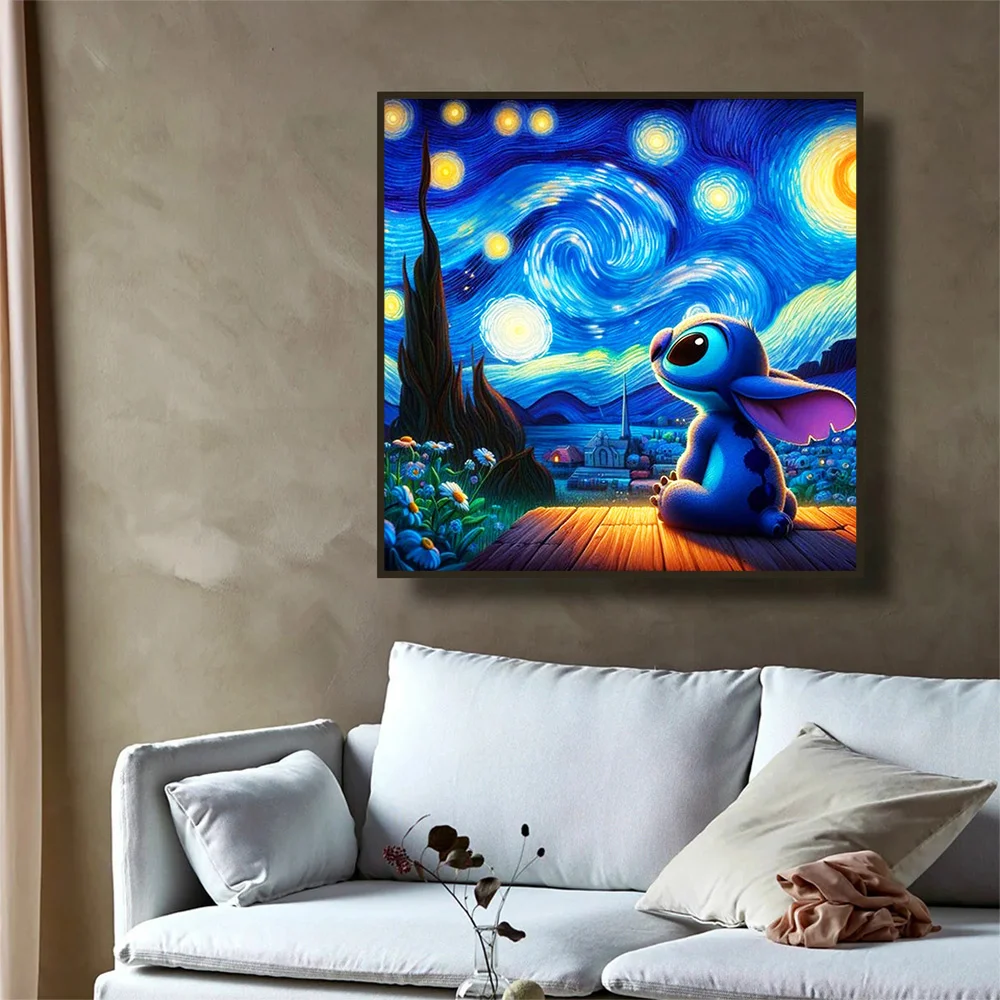 Disney Pictures By Numbers Cartoon Stitch Painting By Number Lilo Stitch Handpainted Painting Art Handpainted DIY Gift painting by numbers kits oil picture by numbers painting by numbers