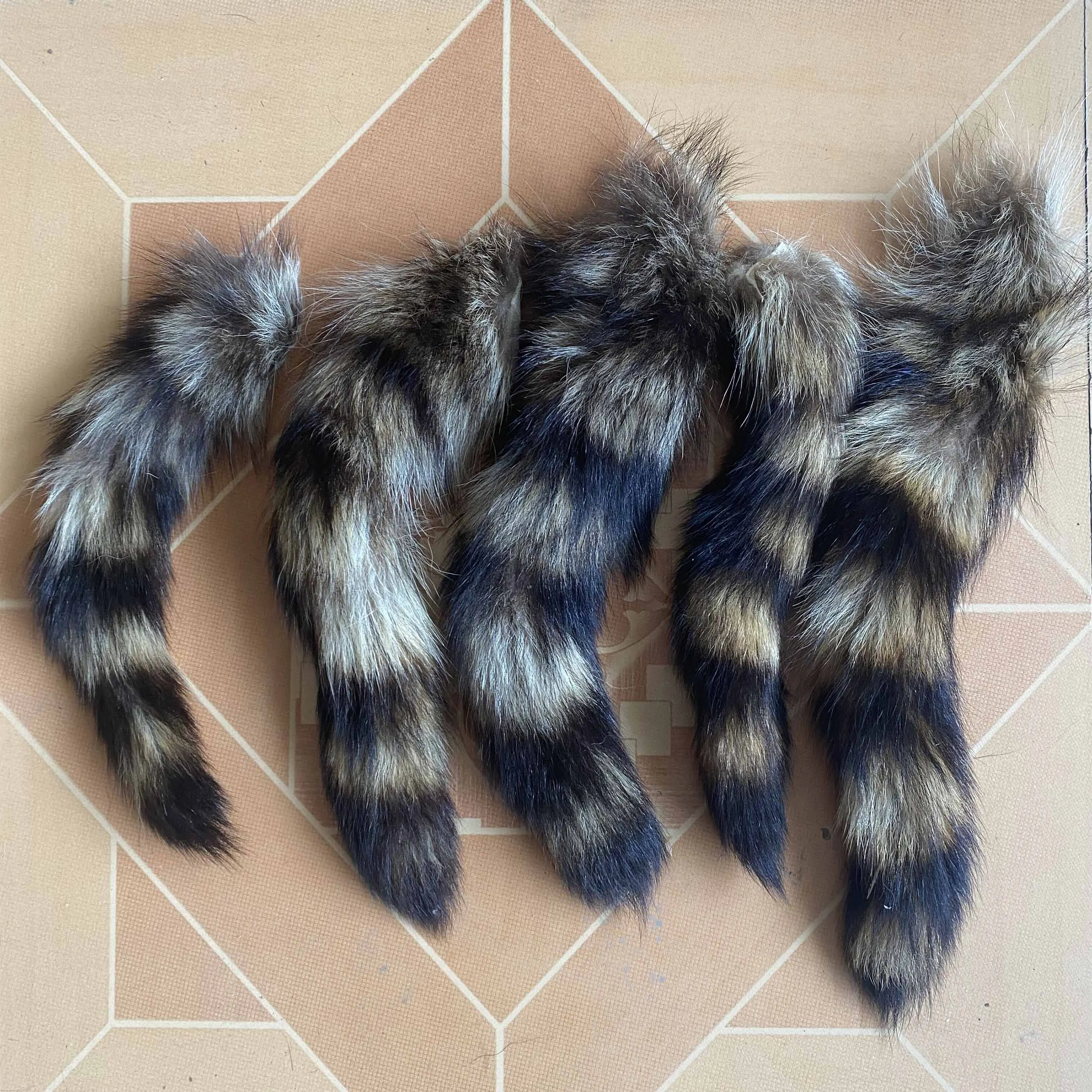 Usa Fur Toys Accessory Usa Fur Raccoon Tail Real Raccoon Tail