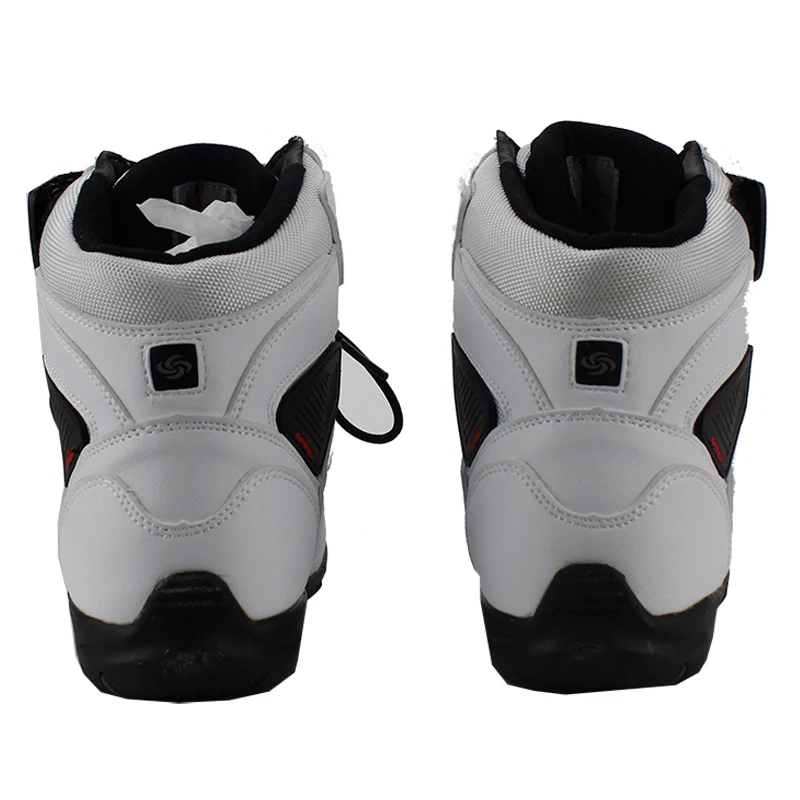 PRO-BIKER Motorcycle Boots Microfiber Leather Shoes Breathable Racing Boots SPEED Motorboat Motocross Men's Anti-skid